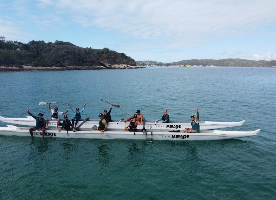 Experiencia de canoa hawaiana en Búzios
